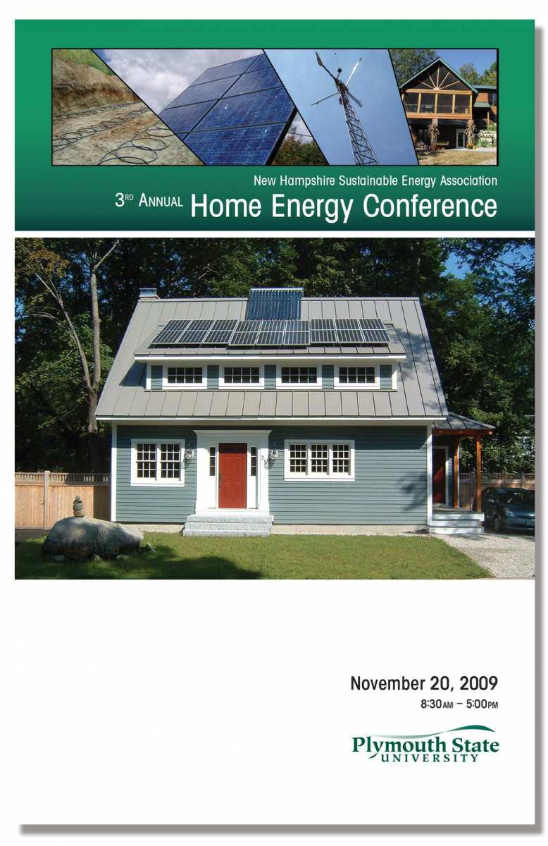 Program Cover for 3rd Annual Home Energy Conference